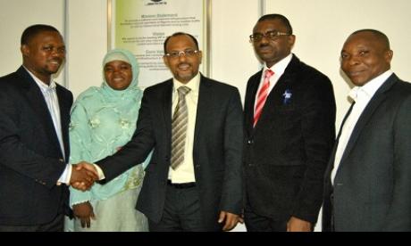 (L-r): Member Communication and Advocacy Committee, IPV6 Council Nigeria, Martins Ekpeke, Secretary; Mrs, Nahimah Ajikanle Nurudeen; Chairman, IPV6 Council Nigeria, Mr, Mohammed Rudman; Chairman of the Committee, Mr, Remmy Nweke and Member, Mr, Chike Onwuegbchi, during the Inauguration of Communication and Advocacy Committee (CAC) of IPV6 Council Nigeria, in Lagos , recently.