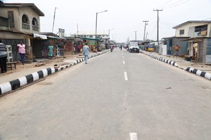 Newly constructed and commissioned Ojediran Street in Ikorodu West Local Council Development Area by Governor Akinwunmi Ambode as one of the 114 Local Government Roads, on Tuesday, September 20, 2016.