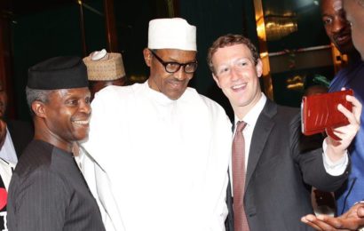 Facebook Founder Takes ‘Selfie’ with Nigeria’s President Buhari at Aso-rock