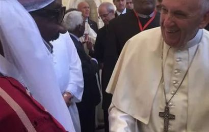 World Peace: Emir of Kano Sanusi Meets Pope Francis in Italy