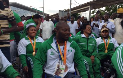 Team Nigeria Paralympians Return to Heroic Welcome