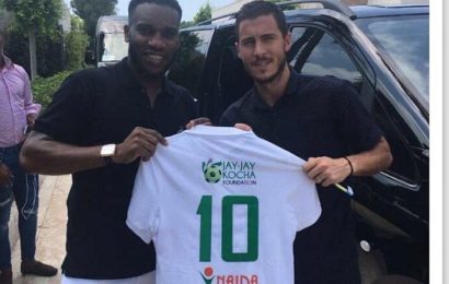 Hazard Regrets Not Playing With Jay Jay Okocha