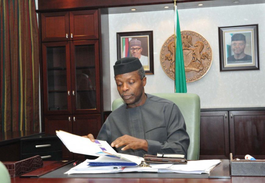 V.P Osinbajo Takes Over FG, ASUU Negotiations