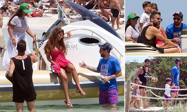 PHOTOS of How Messi, Fabrigas are Spending Their Holiday Together