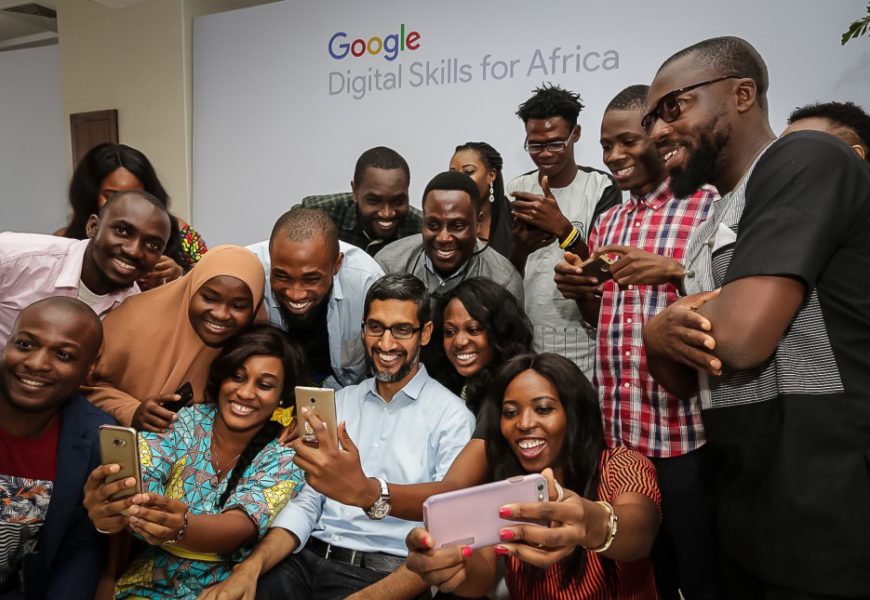 Photo News as Google CEO Interact with Nigerians in Lagos