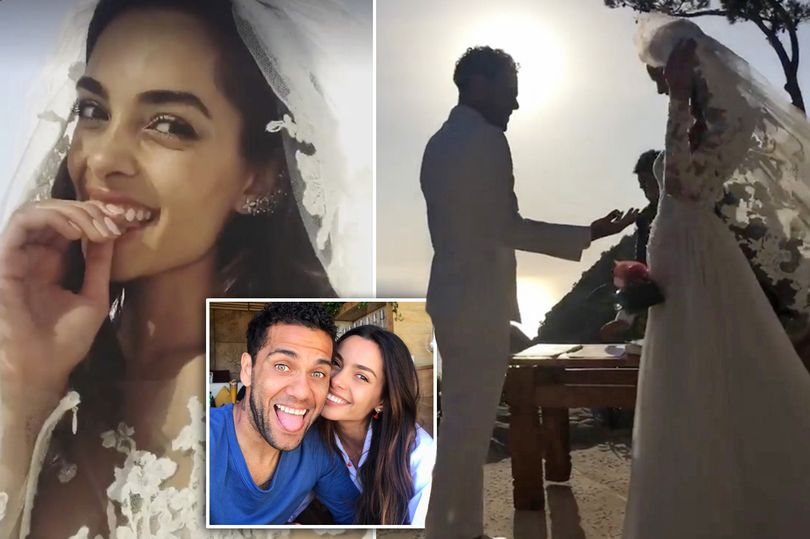 PHOTO NEWS OF DANI ALVES SECRET WEDDING JUST AFTER ATTENDING LIONEL MESSI’S ‘LAVISH’ WEDDING