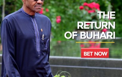 NaijaBet Opens Betting on President Buhari’s Return