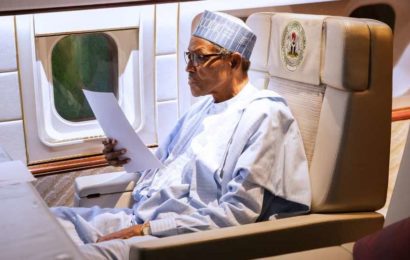 Nigerians Crowd Aso-Rock Itching to Sight President Buhari