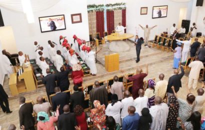 Thanksgiving for Buhari in Aso Villa Chapel (PHOTOS & NEWS)