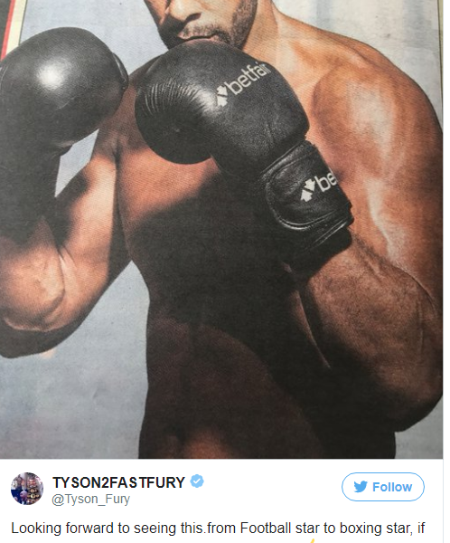 Tyson Offers to Coach Rio Ferdinand for Boxing Debut