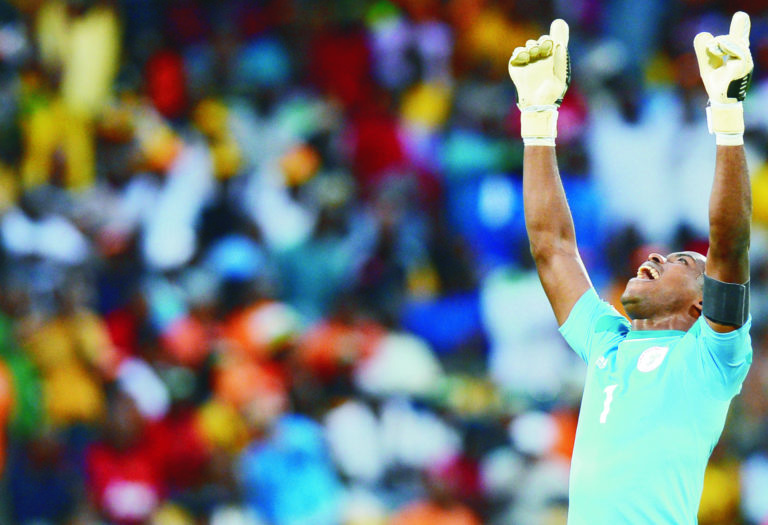 RUSSIA 2018: Eagles Keeper Trainers Meet Rohr Over Enyeama