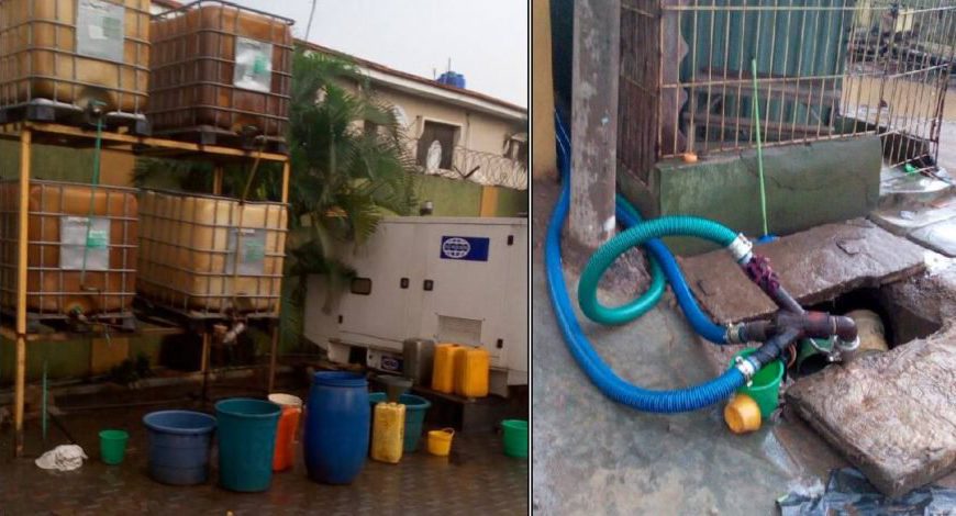 Nigerian Navy Uncovers Hotel Where Fuel is Siphoned in Lagos