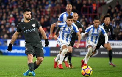 Full Time: Huddersfield 1-2 Man City (Sterling, Aguero Complete Turnaround)