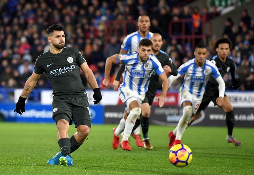 Full Time: Huddersfield 1-2 Man City (Sterling, Aguero Complete Turnaround)