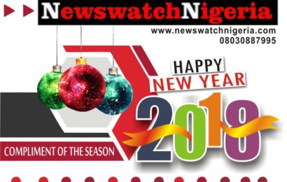 2018: Happy New Year from Us @ NewswatchNigeria