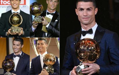 Ronaldo 5-5 Messi: Cristiano Ronaldo Wins 2017 Ballon d’Or