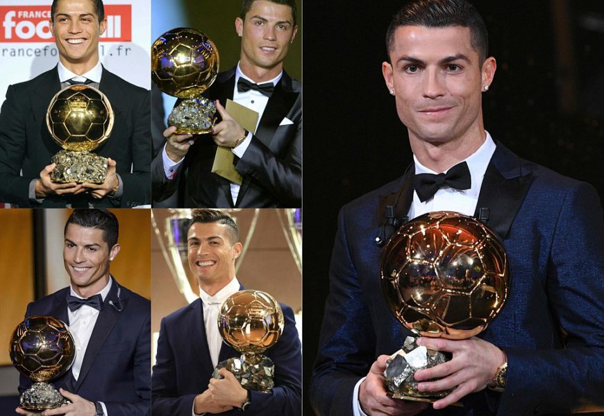 Ronaldo 5-5 Messi: Cristiano Ronaldo Wins 2017 Ballon d’Or