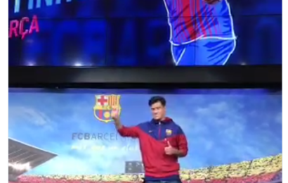 Barca Unveils Philippe Coutinho @ Camp Nou on Sunday (See Video, Photos)