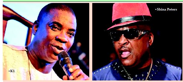 MUsic: Shina Peters, K1 Disagree over Music Bands