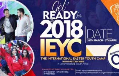 Oyakhilome to Camp Youths for Eight Days Easter Retreat