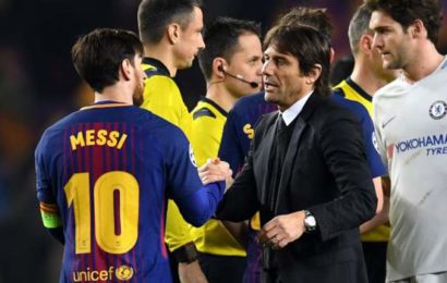 Conte Gives Messi VERY WARM Hugs and Told Him…