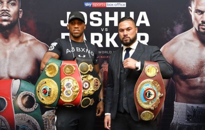 Joshua Vs. Parker: ‘If I lost, I’d dust myself off and go again’