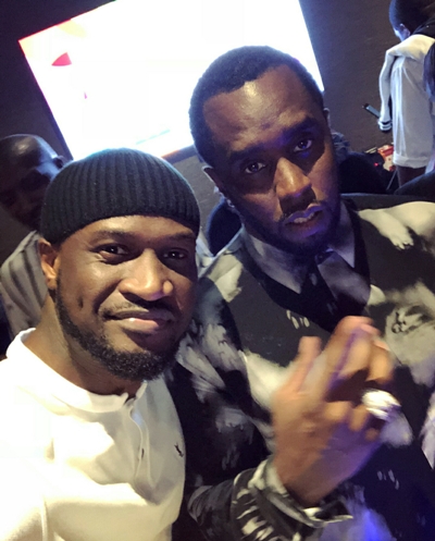 Peter of Psquare, P Diddy link up ahead of Concerts in Abu Dhabi