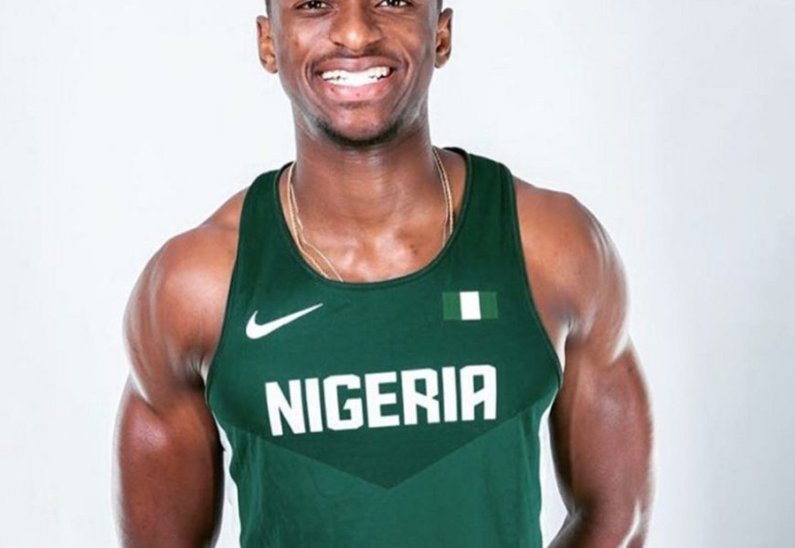 Nigerian Sprinter, Ogunlewe Begs President Buhari to Invest on Athletes