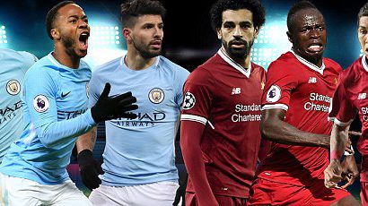 Manchester City Vs. Liverpool @ 7;45: Salah Starts, Aguero on Bench