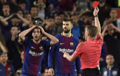 Barcelona’s Roberto handed four-game ban for striking Marcelo
