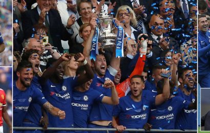 Victor Moses Lifts FA Cup with Chelsea