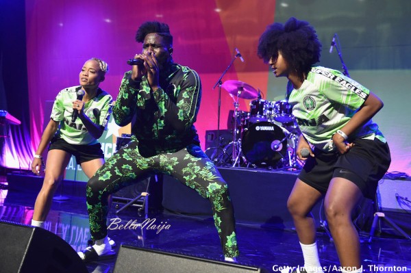 Nigeria’s Tobe Nwigwe rocks Super Eagles jersey at BET Awards 2018