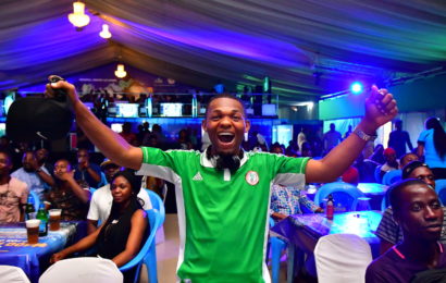 World Cup: M.I, Small Doctor Entertain Super Eagles Fans at Surulere (Pictures)