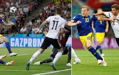 GERMANY 2-1 SWEDEN: Germany avoid embarrassment