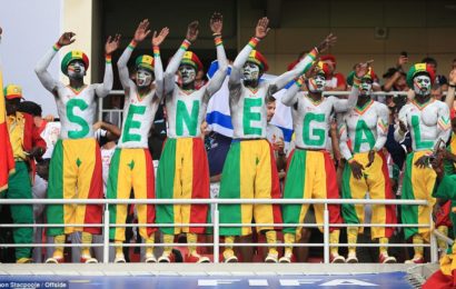 Senegal President, CAF President, FIFA Scribe, Drogba among crowd as Senegal win
