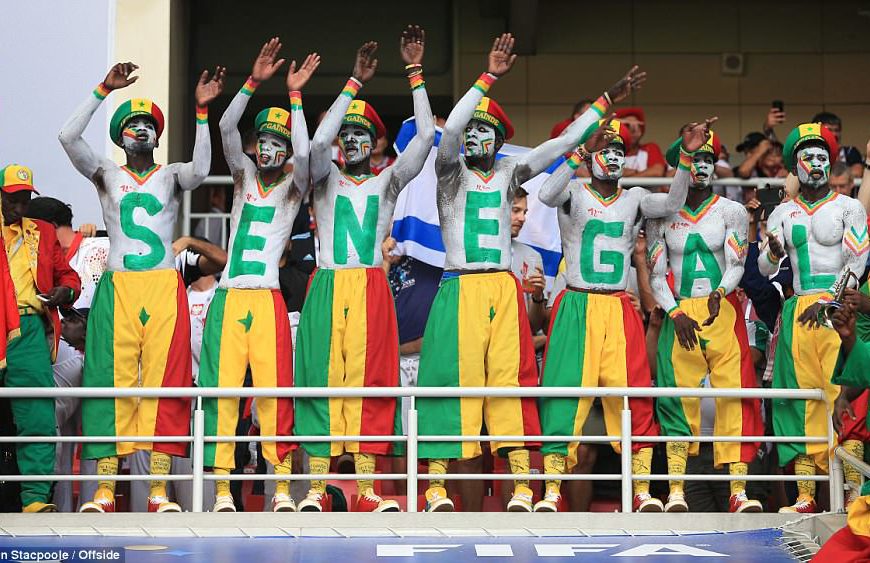 Senegal President, CAF President, FIFA Scribe, Drogba among crowd as Senegal win