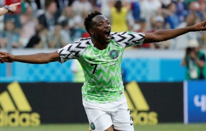 FIFA: Ahmed Musa shortlisted for best goal of 2018 World Cup
