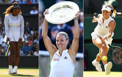 Kerber beats Serena in Wimbledon final