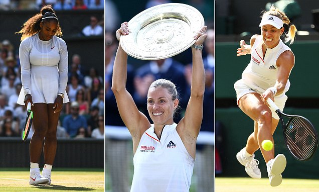 Kerber beats Serena in Wimbledon final