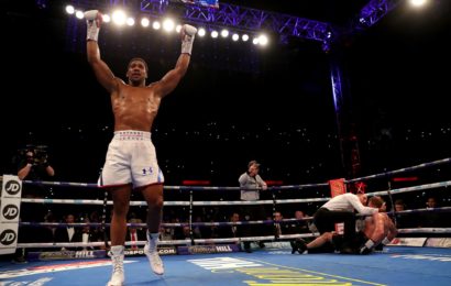 Breaking: Anthony Joshua wins in round seven by knockout