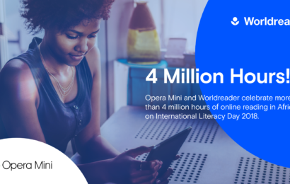 Africa Hits Four Million Hours of Online Reading on International Literacy Day – Opera, Worldreader