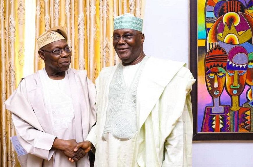 Obasanjo backs Atiku ahead of Nigeria’s 2019 polls