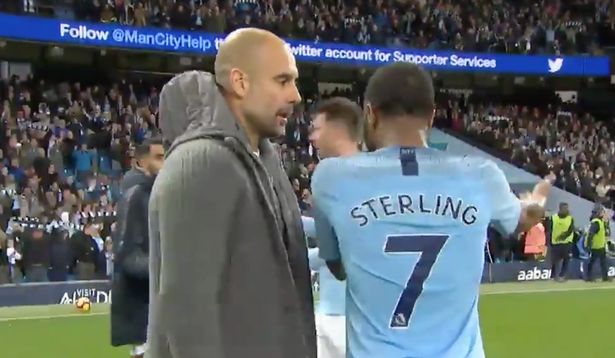 Sterling argues with Guardiola despite Man City’s derby victory