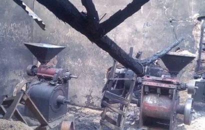 Fire guts Abakaliki rice mill