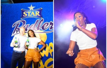 PHOTOS: Tiwa Salvage Party with Fans to Mark First Endorsement Deal in 2019