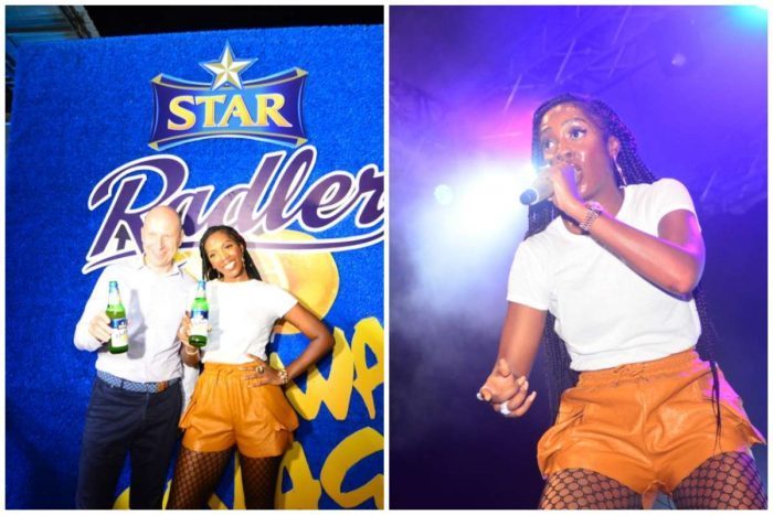 PHOTOS: Tiwa Salvage Party with Fans to Mark First Endorsement Deal in 2019