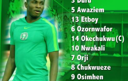 Osimhen Grabs hat-trick, as Nigeria beat Libya 4-0 in Asaba