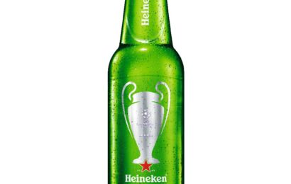 Heineken Designs New Bottle with Champions League Trophy