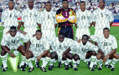 NFF Awards: 1994 Super Eagles Grateful, Says Oliseh