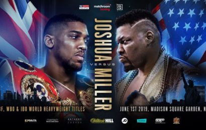 Miller Adverse Doping Sample Puts Joshua Bout in Doubt